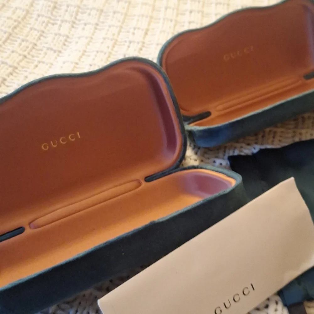 Gucci Green Sunglasses and Clear Glasses Eyewear Collection